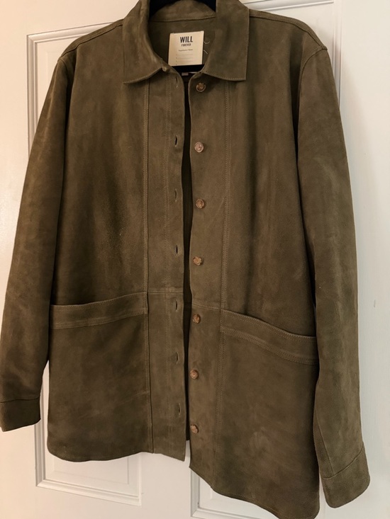 Sezane Jackets & Blazers - Sezane Olive Suede Will Jacket